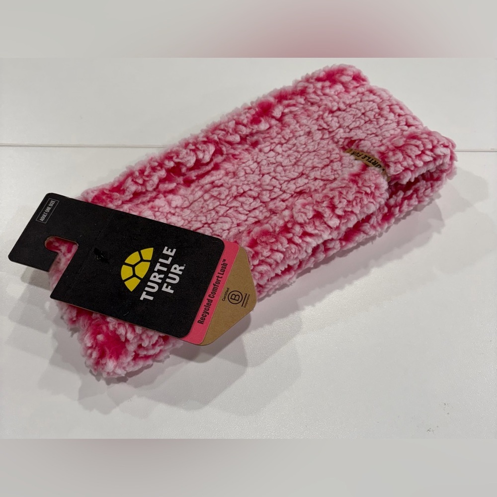 Turtle Fur Comfort Lush Headband Pink Women's Ski Snowboard Snow NWT UPF 50+